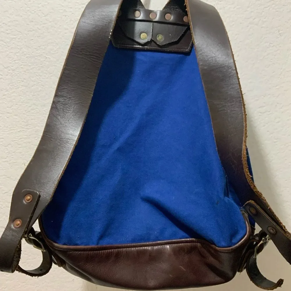 Duluth BackPack Genuine Canvas & Leather large  made in USA